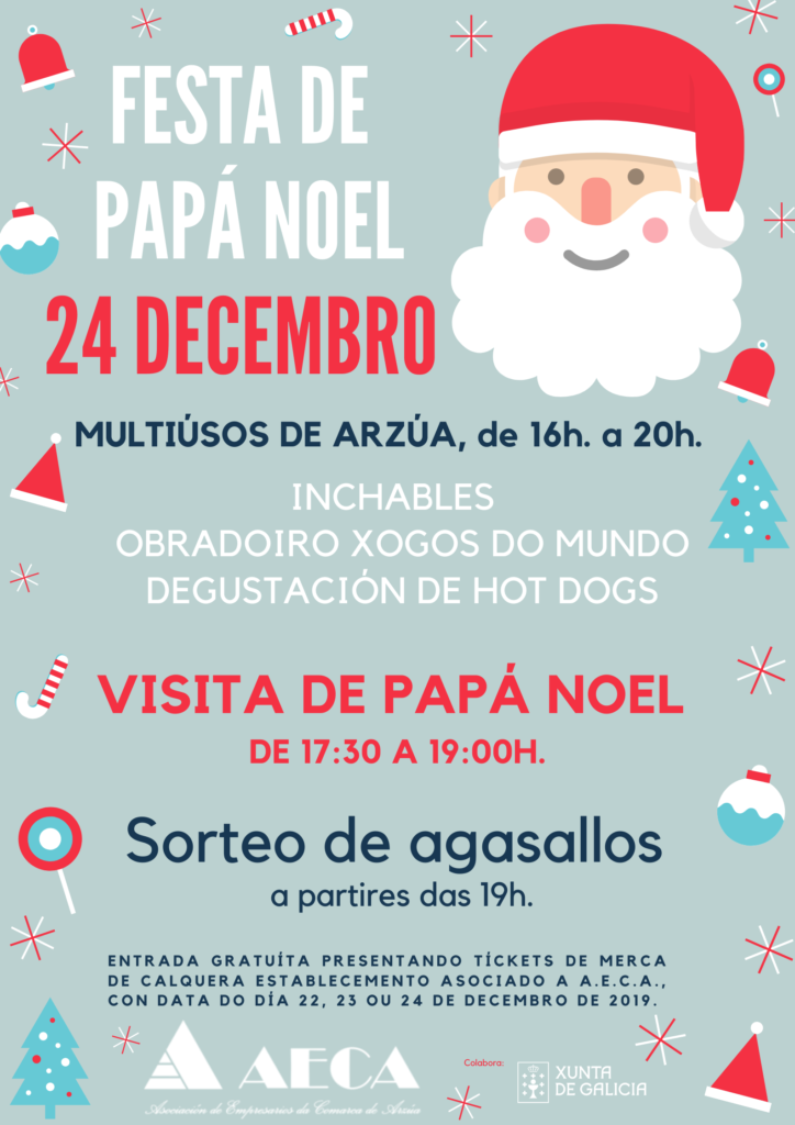 RECEPCIÓN DE PAPÁ NOEL EN ARZÚA