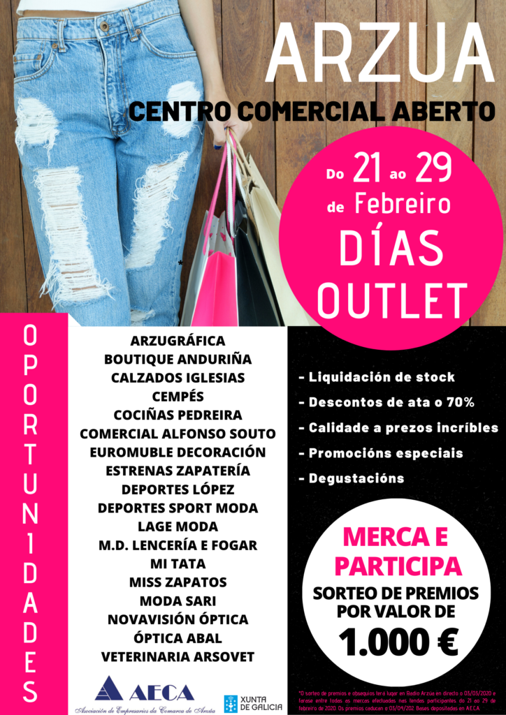 Días Outlet nos comercios de AECA